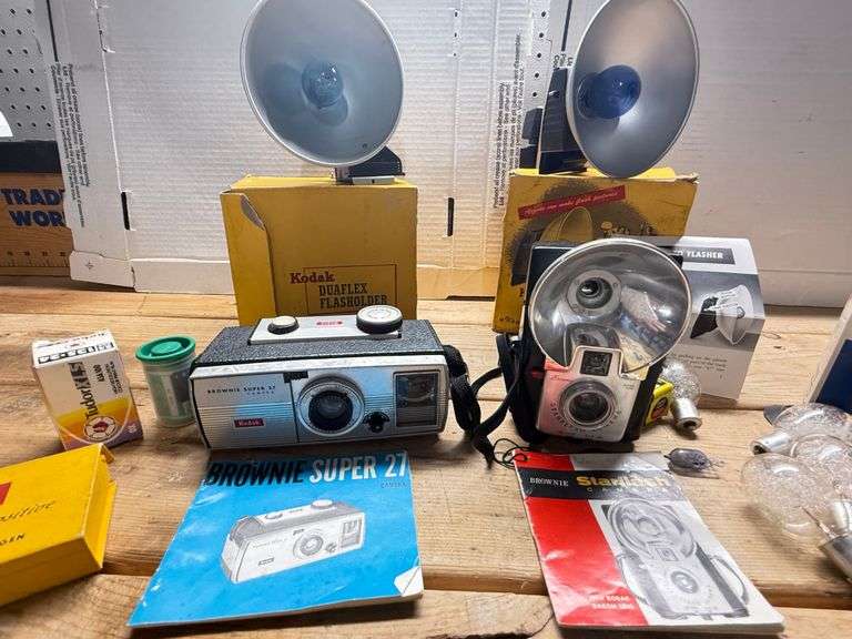 Vintage Cameras, Manuals And Accessories