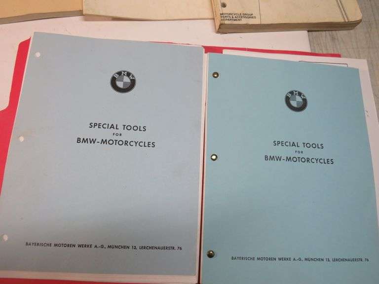 Owners personal collection additional BMW special tools manuals and