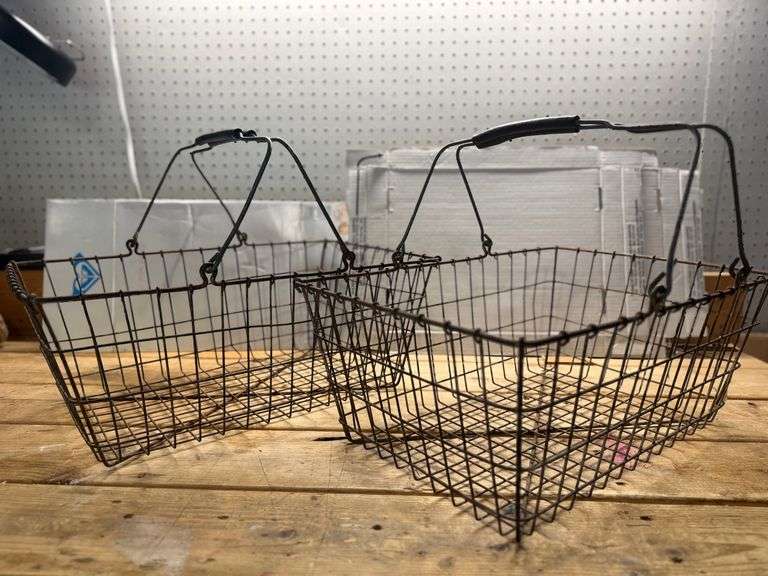 Vintage Wire Baskets