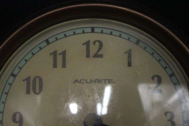 AcuRite Wall-Mounted Indoor/Outdoor Thermometer in Bronze Finish