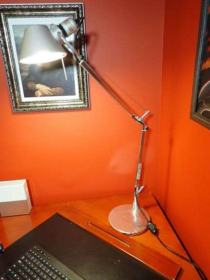 Tolomeo Mini table lamp w/base, aluminium Artemide - Michele De Lucchi - Giancarlo Fassina - Italy