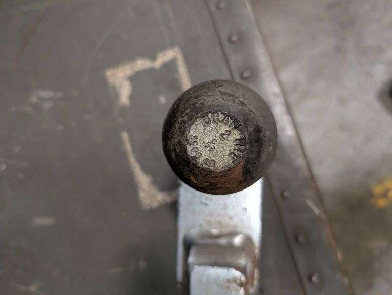 Two Steel Trailer Hitch Ball Mounts with Balls