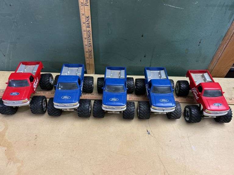 5 Ford Monster Trucks Some Have Damage