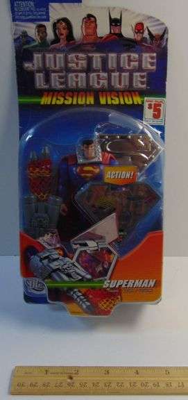 New 2006 Mattel Justice League Mission Vision Superman Action Figure