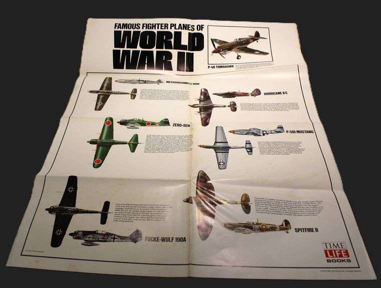 B-17 In Action Squadron/Signal and WWII Plane Poster Set