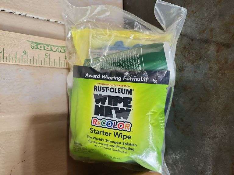 Rust-Oleum Wipe New Recolor Starter Wipe Kit - Auction Ohio