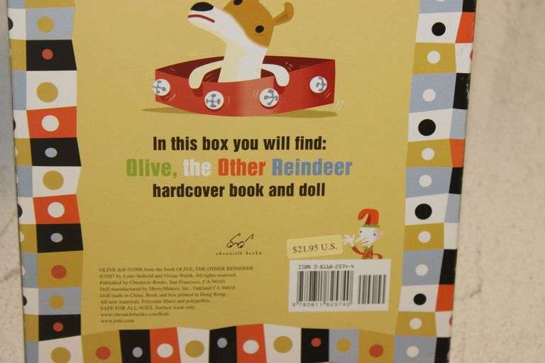 Olive the Other Reindeer Toy & Book