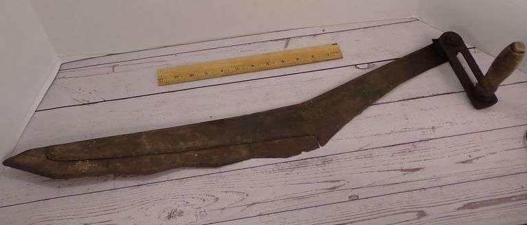 Antique Primitive Hay Saw or Ice Saw