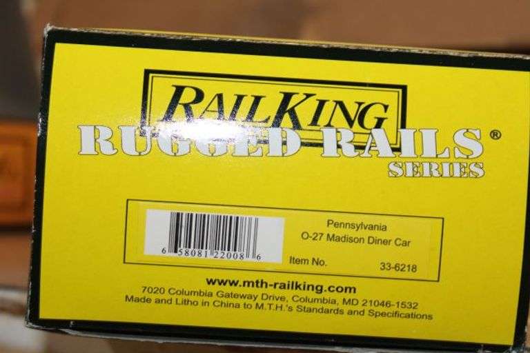 RailKing Rugged Rails O-27 Passenger Cars, Lionel Work House ...