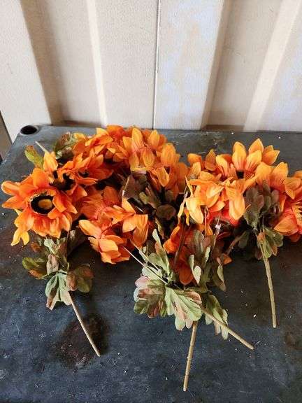 10 Ct. Artificial Orange Flowers