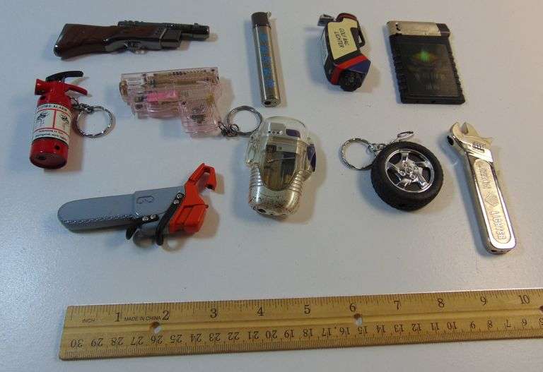 Lot of (10) Unique Lighters