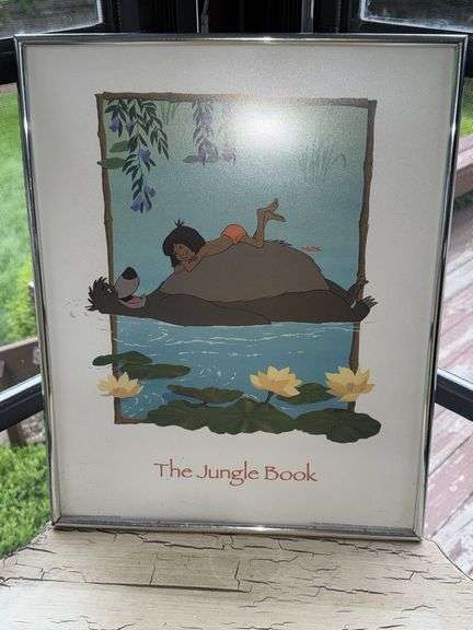 20" Framed Jungle Book Poster
