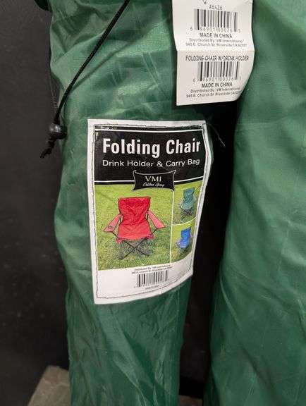 Pair of Green Camping Chairs