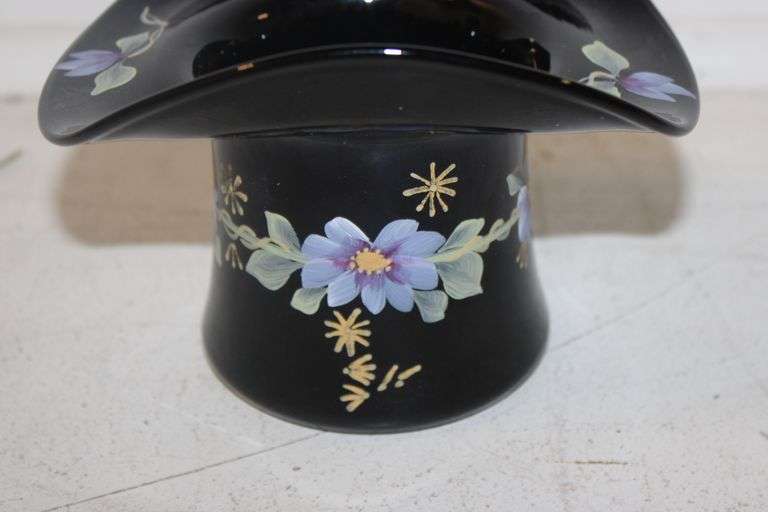 Fenton Glass Hat Vase