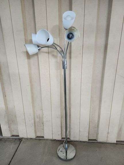 Multi Light Floor Lamp 2 Shades Have Damage