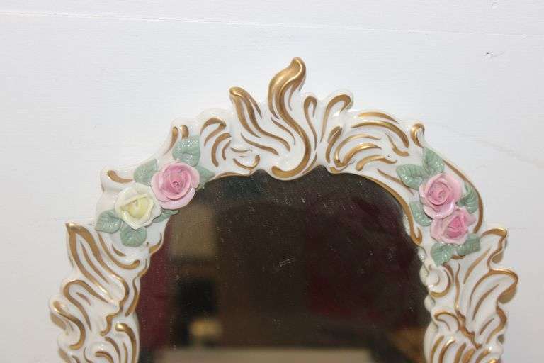 Capodimonte Floral Mirror