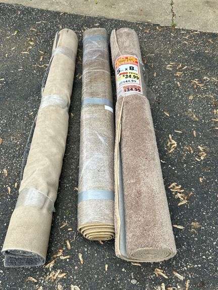 Assorted Carpet Remnants and Area Rug - Auction Ohio