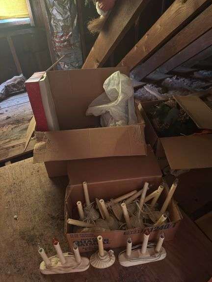 Christmas Job Lot in Attic