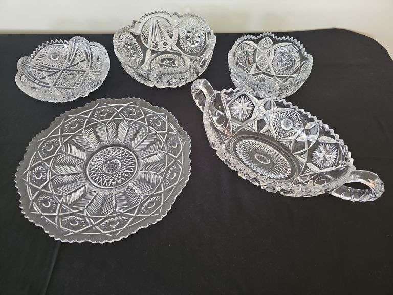 5 Pieces Crystal marked Nucut / Near Cut