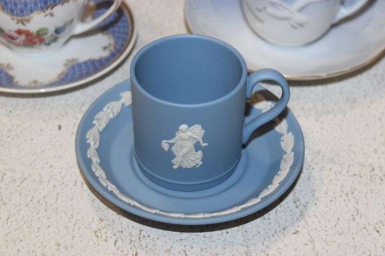 Demitasse China Cup & Saucer Sets