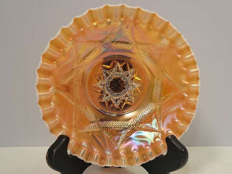 Dugan Ski Star Peach Opal Plate
