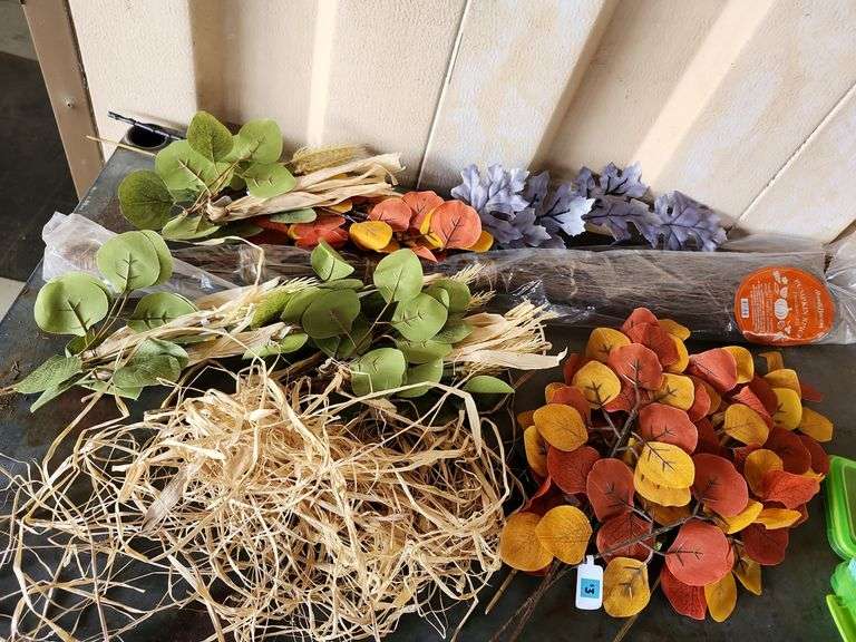 11 Ct Assorted & 36" Broom Fall Decor