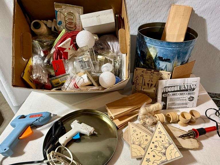 Wood Burning, Glue Guns And More Craft Supplies