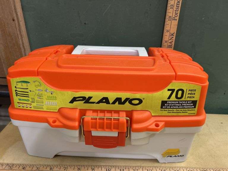 Plano Tackle Box W/ Lures, Hooks, Bobbers, Etc.