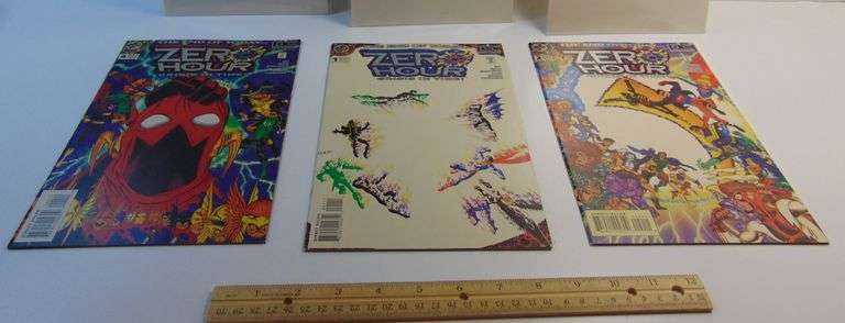 Lot Of (3) DC Zero Hour Comic Books