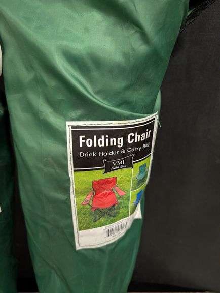 Pair of Green Camping Chairs