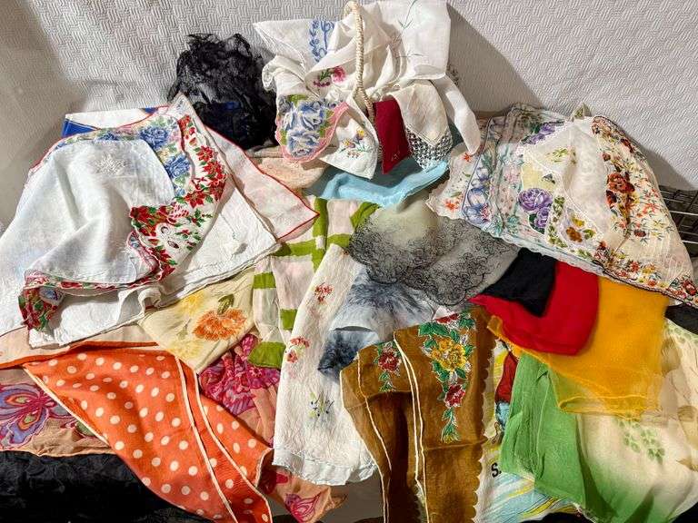 Vintage Scarfs & Handkerchiefs