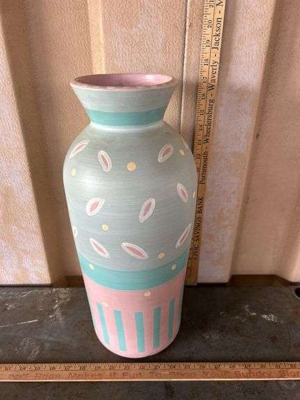 Large High Country Vase By Salley Anderson 18'' Tall