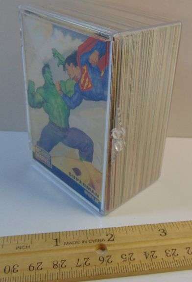 Complete set of 1995 DC vs. Marvel Collectible Trading Cards