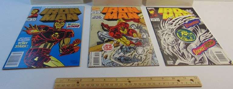 Lot of (3) Iron Man Comic books