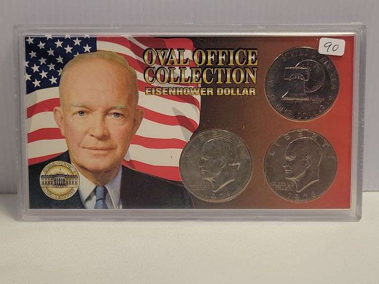 Ike Clad Dollar Lot - (3)