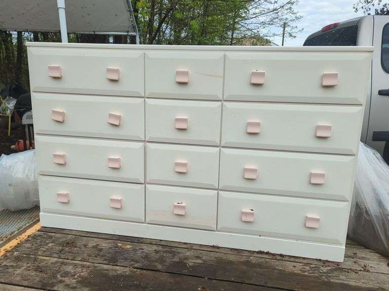 Wooden White dresser