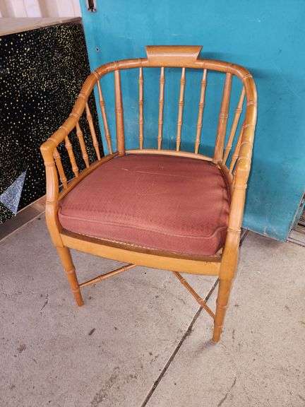 Wood Arm Chair 22"X20"X34" Statesville Made In Spain