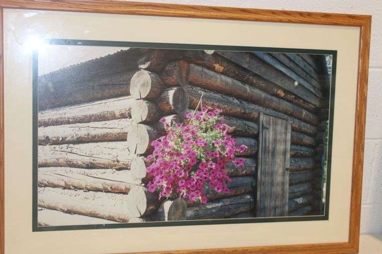 Log Cabin Print
