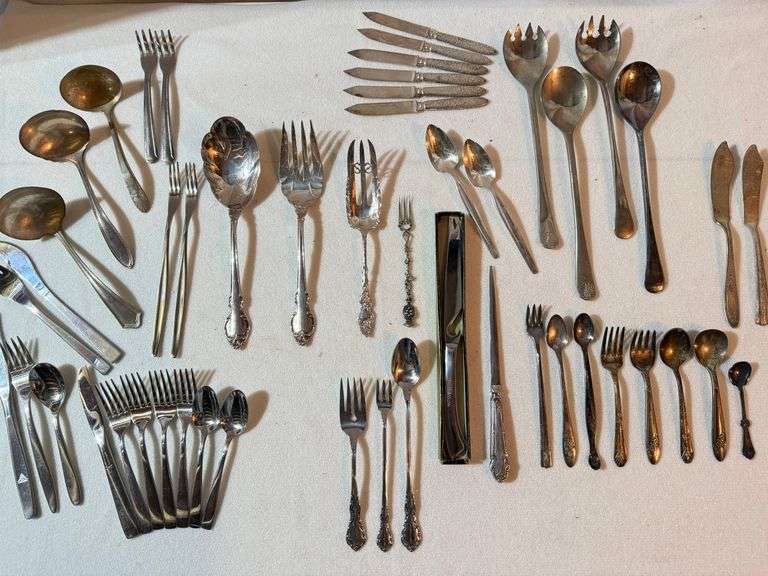 Vintage Flatware And Silverplate