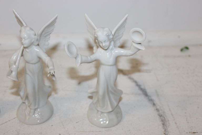 Dresden Porcelain Angel Figures