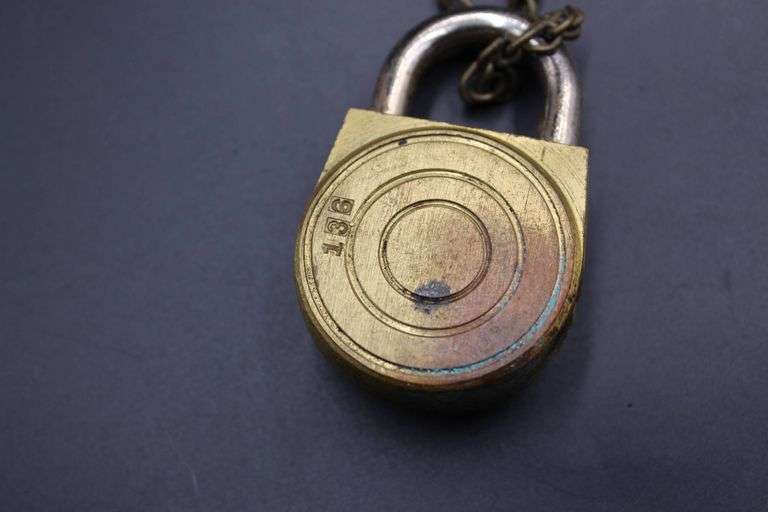 Vintage Padlocks, Including ‘Old Glory’ and Combination Lock