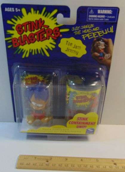New 2003 Spin Master Stink Blasters "Toe Jam Jimmy" Action Figure