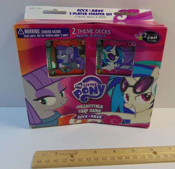 New 2014 Hasbro "My Little pony" Rock N Rave Collectible Card Game
