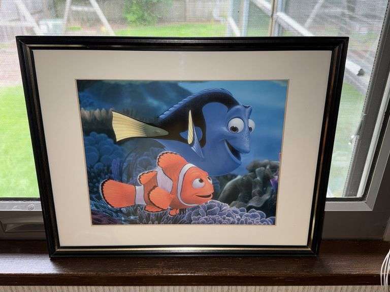 Framed Nemo & Dory Print