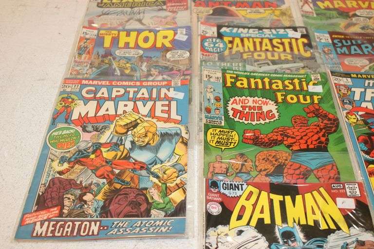 Batman & Marvel Superheroes Comic Books Auction Ohio