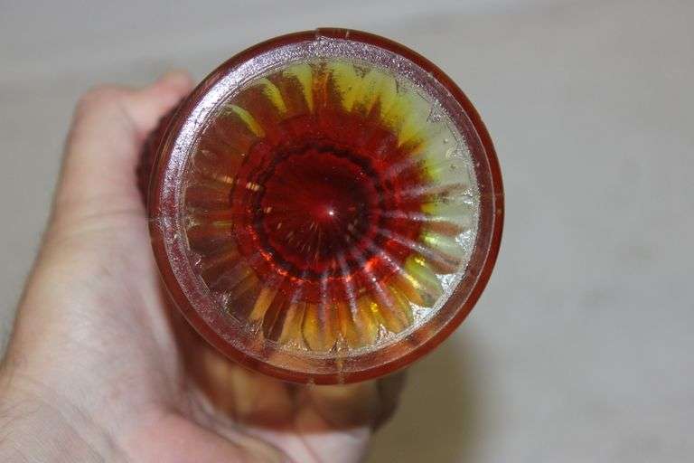 Fenton Amberina Vase