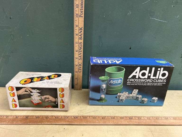 Vintage Quad & Ad-Lib Games Cup Is Cracked