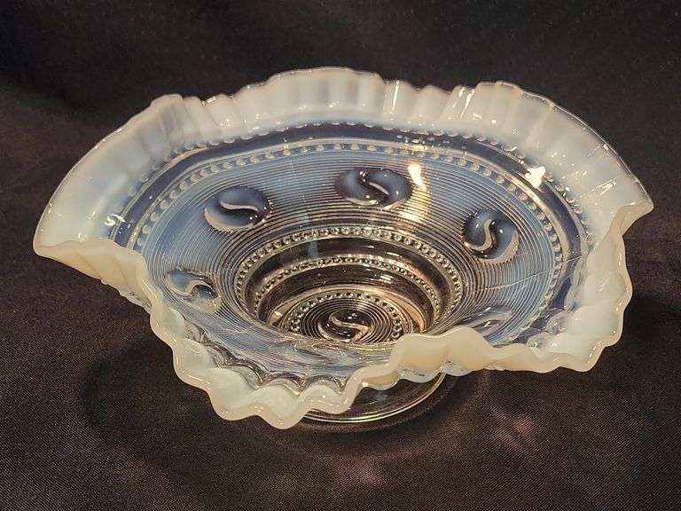Jefferson Glass Astro Ruffled Bowl