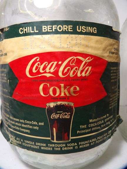 Coca Cola Syrup Bottles - Auction Ohio