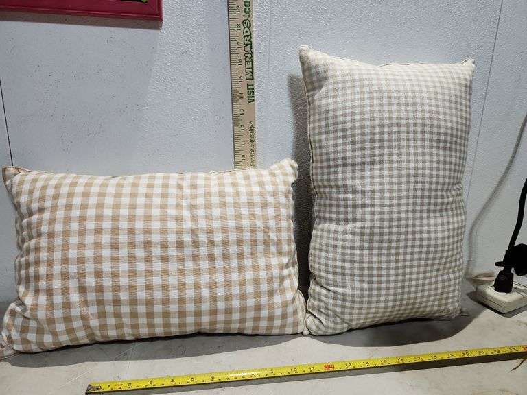 2 Throw Pillows 18'' X 12''